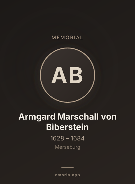 Memorial portrait of Armgard Marschall von Biberstein