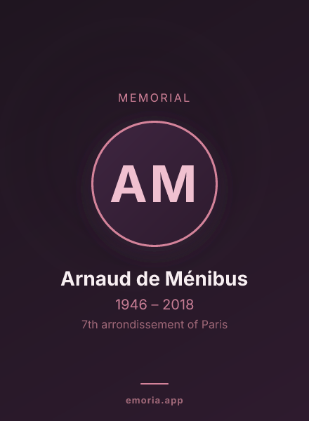 Memorial portrait of Arnaud de Ménibus