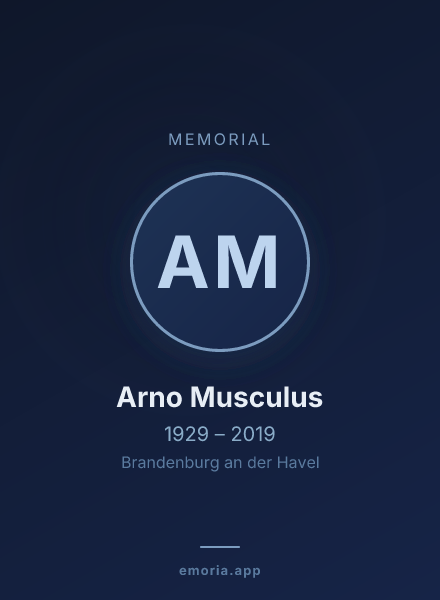Memorial portrait of Arno Musculus
