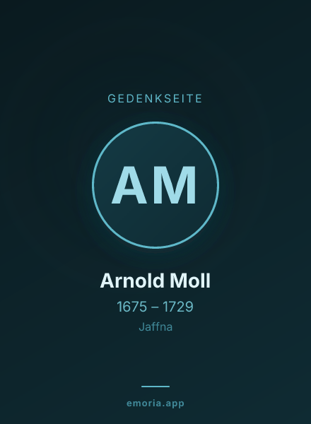 Gedenkportrait von Arnold Moll