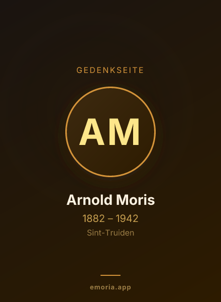 Gedenkportrait von Arnold Moris