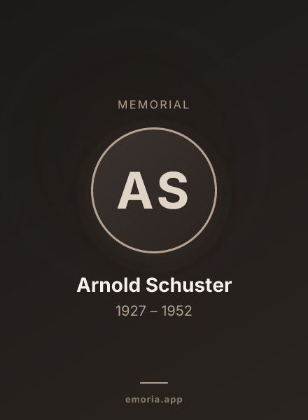 Memorial portrait of Arnold Schuster