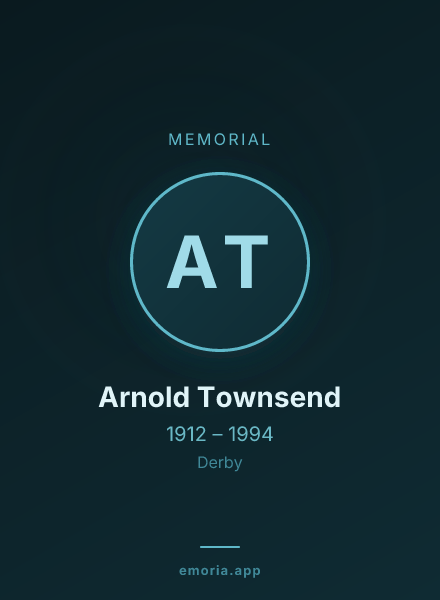 Memorial portrait of Arnold Townsend