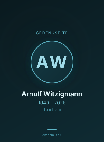 Gedenkportrait von Arnulf Witzigmann