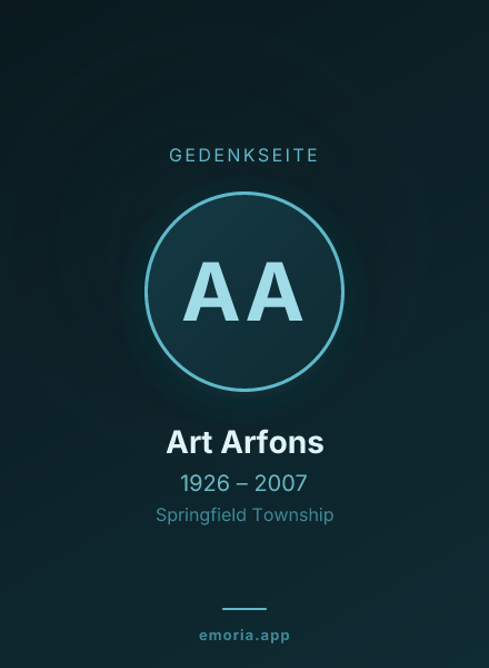 Gedenkportrait von Art Arfons