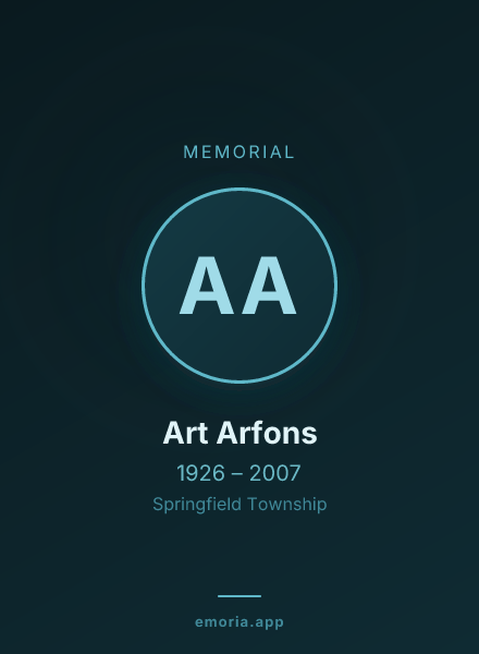 Memorial portrait of Art Arfons