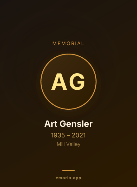 Memorial portrait of Art Gensler