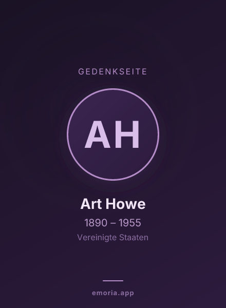 Gedenkportrait von Art Howe