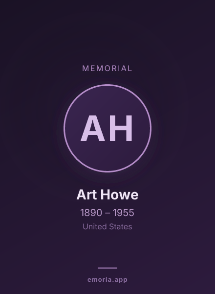 Memorial portrait of Art Howe