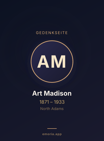 Gedenkportrait von Art Madison