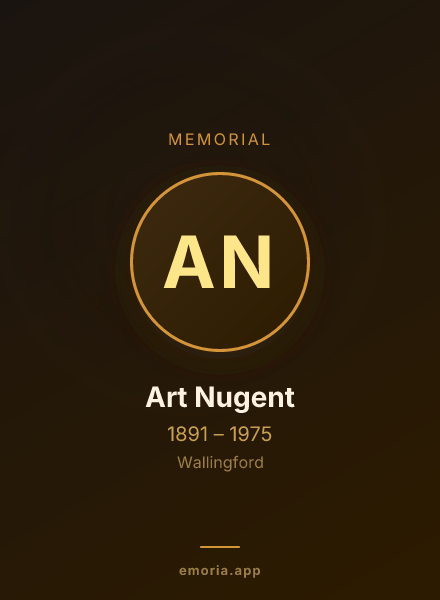 Memorial portrait of Art Nugent