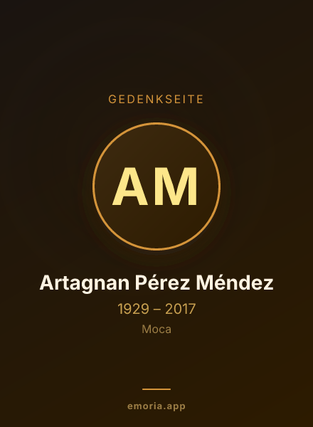 Gedenkportrait von Artagnan Pérez Méndez