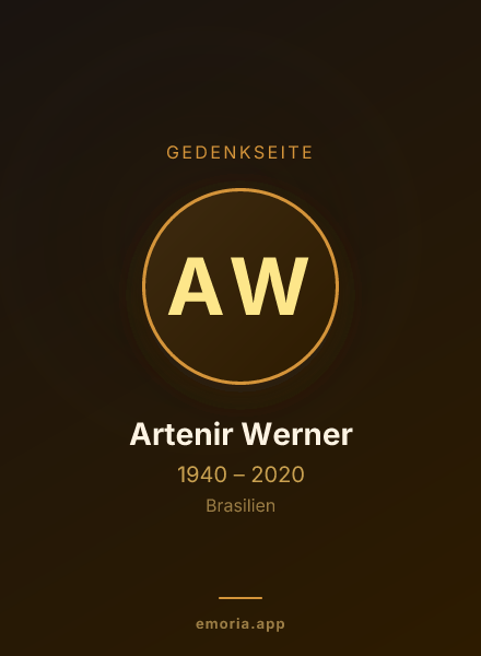 Gedenkportrait von Artenir Werner