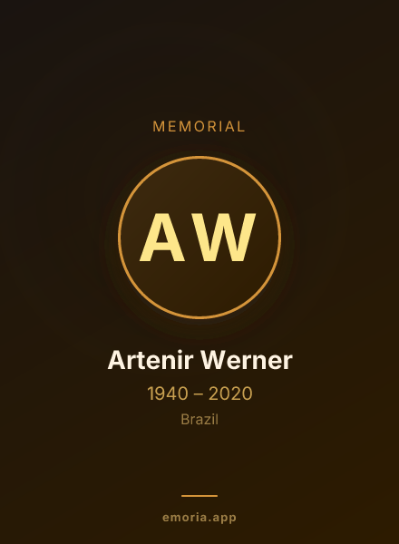 Memorial portrait of Artenir Werner