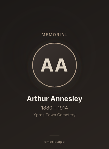 Memorial portrait of Arthur Annesley