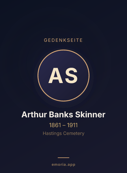 Gedenkportrait von Arthur Banks Skinner