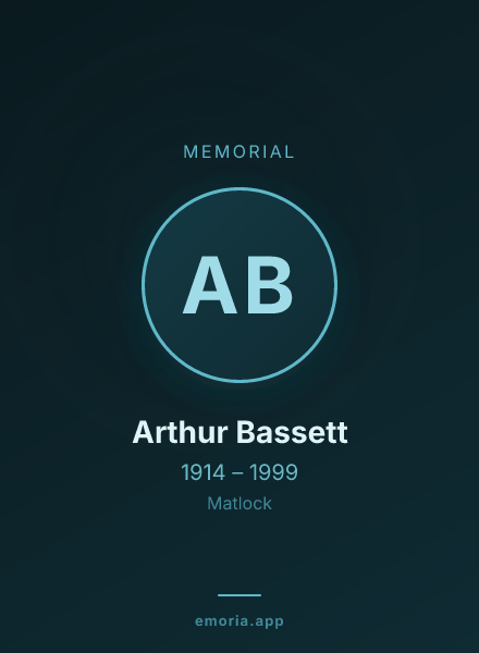 Memorial portrait of Arthur Bassett