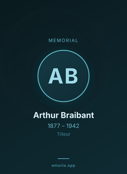 Memorial portrait of Arthur Braibant