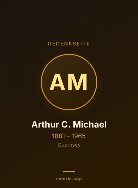 Gedenkportrait von Arthur C. Michael