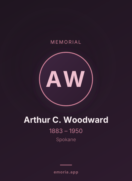 Memorial portrait of Arthur C. Woodward