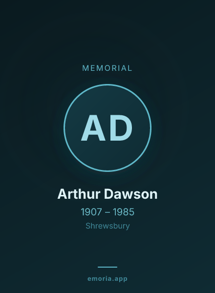 Memorial portrait of Arthur Dawson