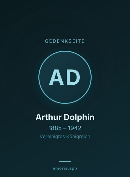 Gedenkportrait von Arthur Dolphin
