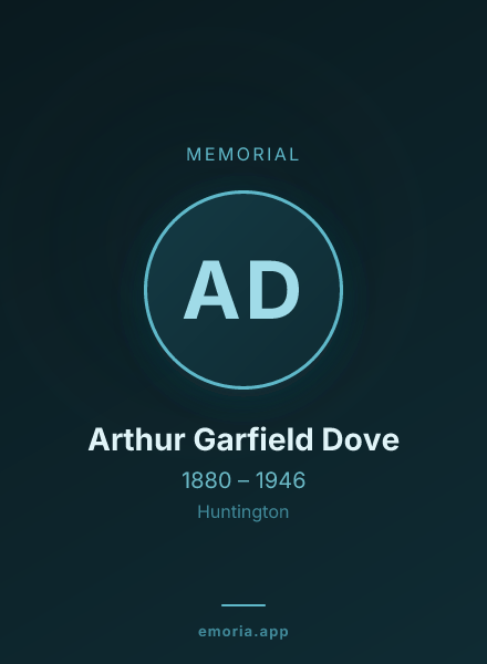 Memorial portrait of Arthur Garfield Dove