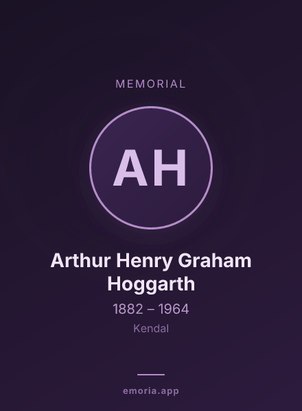 Memorial portrait of Arthur Henry Graham Hoggarth