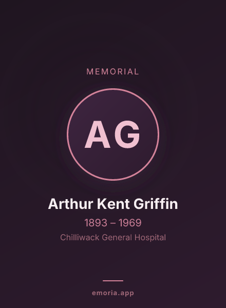 Memorial portrait of Arthur Kent Griffin