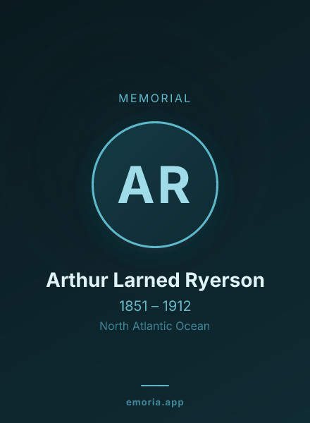 Memorial portrait of Arthur Larned Ryerson
