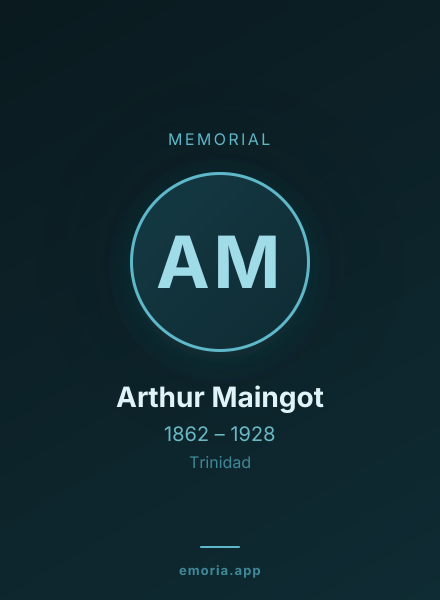 Memorial portrait of Arthur Maingot