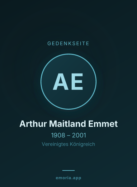 Gedenkportrait von Arthur Maitland Emmet