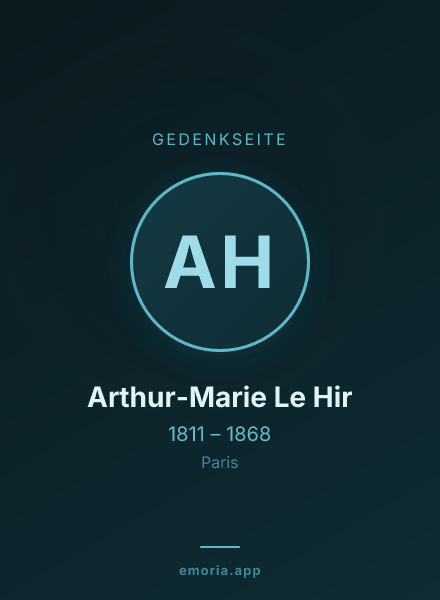 Gedenkportrait von Arthur-Marie Le Hir