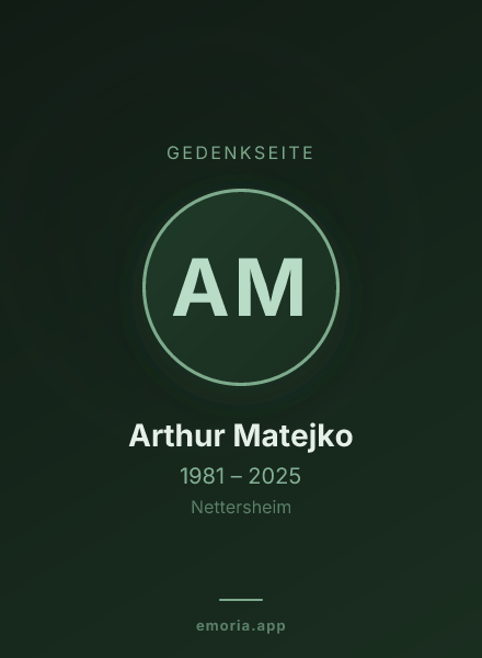 Gedenkportrait von Arthur Matejko