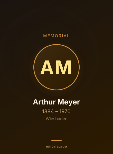 Memorial portrait of Arthur Meyer