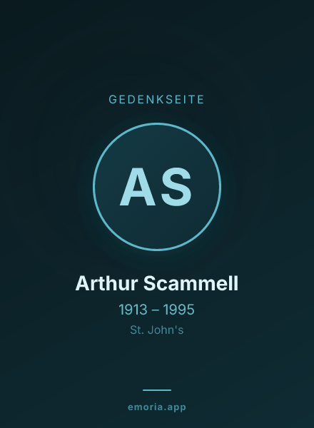 Gedenkportrait von Arthur Scammell
