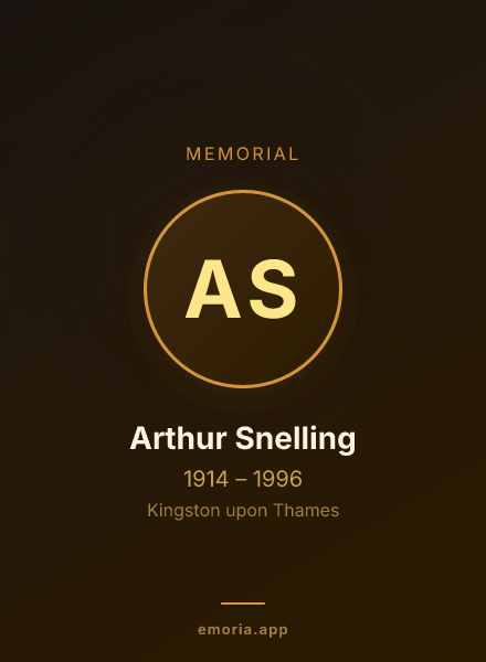 Memorial portrait of Arthur Snelling