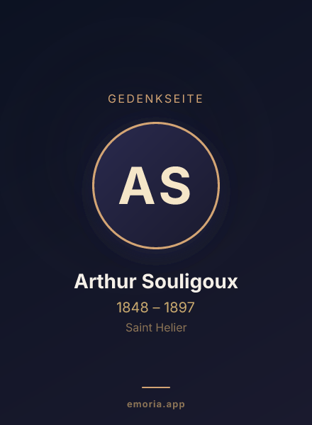 Gedenkportrait von Arthur Souligoux