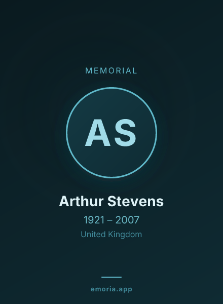 Memorial portrait of Arthur Stevens