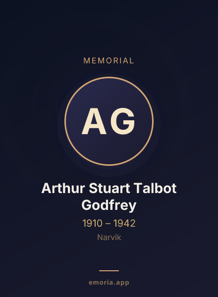 Memorial portrait of Arthur Stuart Talbot Godfrey