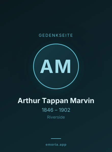 Gedenkportrait von Arthur Tappan Marvin