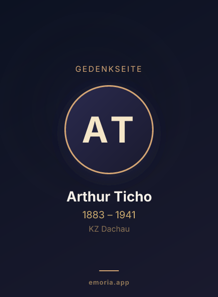 Gedenkportrait von Arthur Ticho