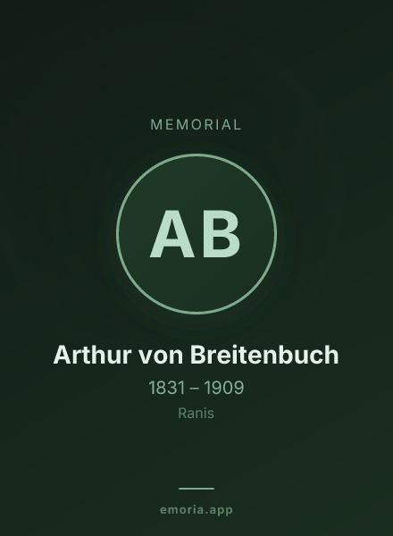 Memorial portrait of Arthur von Breitenbuch