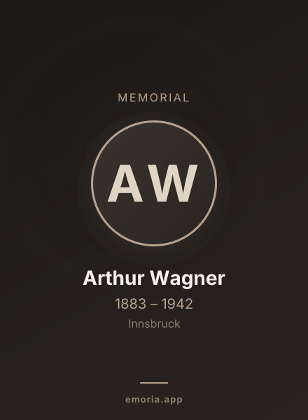 Memorial portrait of Arthur Wagner
