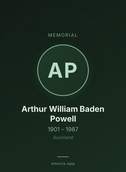Memorial portrait of Arthur William Baden Powell