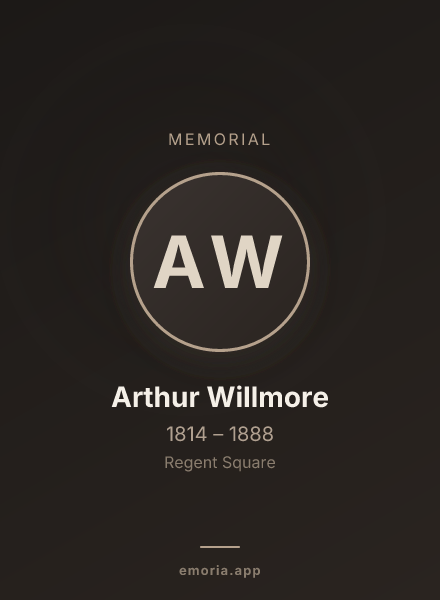 Memorial portrait of Arthur Willmore