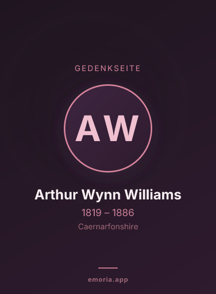 Gedenkportrait von Arthur Wynn Williams