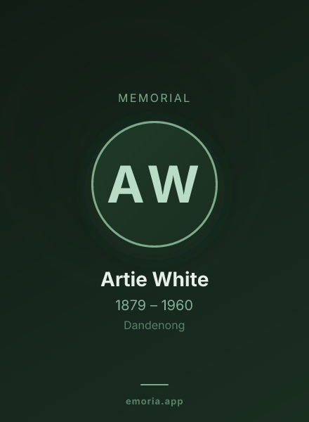 Memorial portrait of Artie White