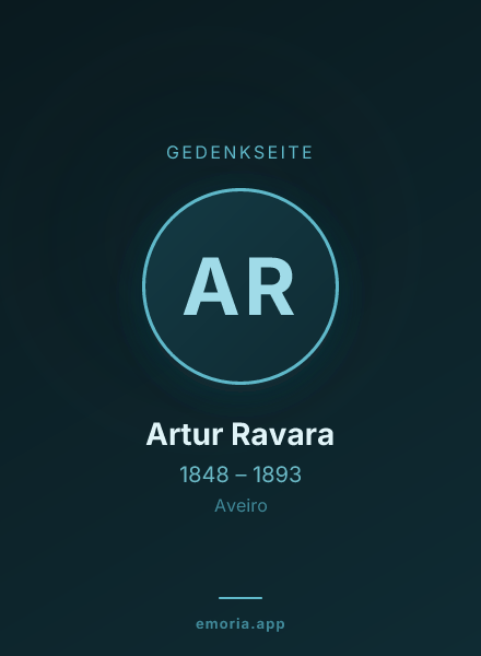 Gedenkportrait von Artur Ravara