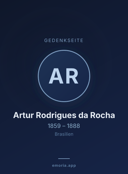 Gedenkportrait von Artur Rodrigues da Rocha